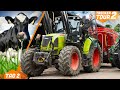 Mein erstes Mal KÜHE füttern! | Treckertour 2 Tag 2