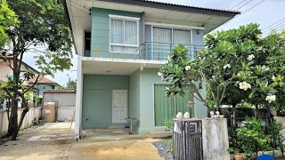 ขายถูก!!! บ้านเดี่ยว 2 ชั้น หมู่บ้าน เดอะทรัสต์ วิลล์ วัชรพล-หทัยราษฎร์ บ้านหลังมุม