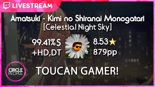 osu! | Karthy | Amatsuki - Kimi no Shiranai Monogatari [Celestial] +HD,DT 99.41% FC | 879pp #1