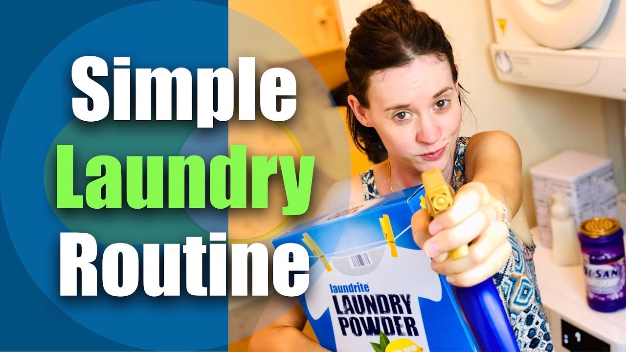 Minimalist Laundry Routine for a Large Family / LG Washer Dryer Combo Review