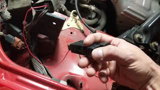 Miata NB2 manual fan(s), relay locations, and how to switch.