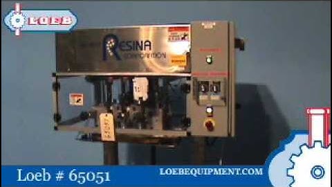 Capper Retorquer Tightener - Resina Model NRT20118 - Loeb # 65051