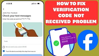 [2025 Method] How to Fix Facebook Verification Code not Received | Facebook not sending SMS code