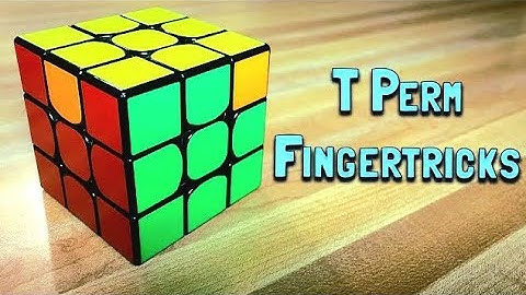"T" PERM FINGERTRICKS WITHOUT ALGORITHM | SOLVE "T" PERM LIKE A PRO CUBER | SLOW MOTION EXPLANATION.