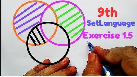 TN Samacheer 9th Std Maths | Set Language | Exercise:1.5 (9,10,11) | New syllabus | Mathsclass KI