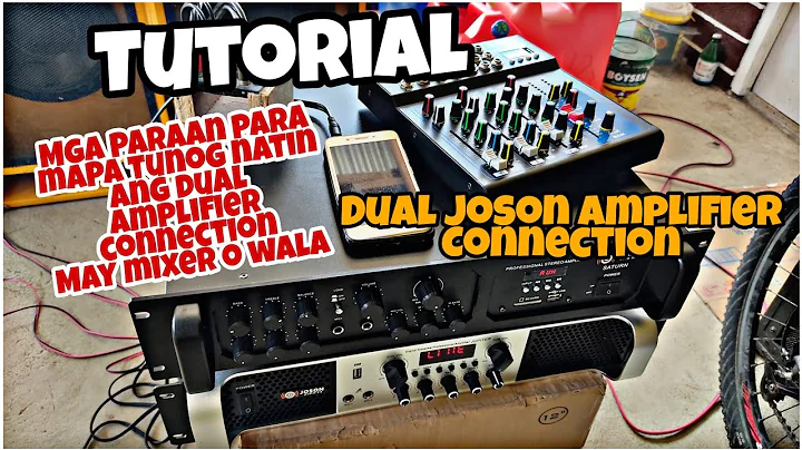 Mixer To Amplifier connection Dual Amplifier