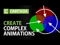 Make complex multi-layered animations in Camtasia | Move objects in complex directions in Camtasia