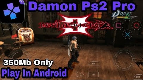 Damon Ps2 Pro Emulator Devil may cry 3 Gameplay In Android