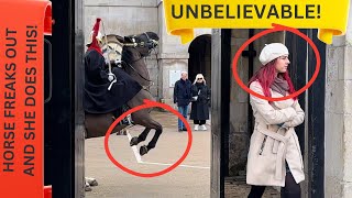 UNBELIEVABLE! HORSE KEEPS FREAKING OUT AND SHE DOES THIS!