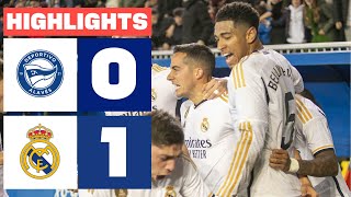 Resumen de Deportivo Alavés vs Real Madrid (0-1)