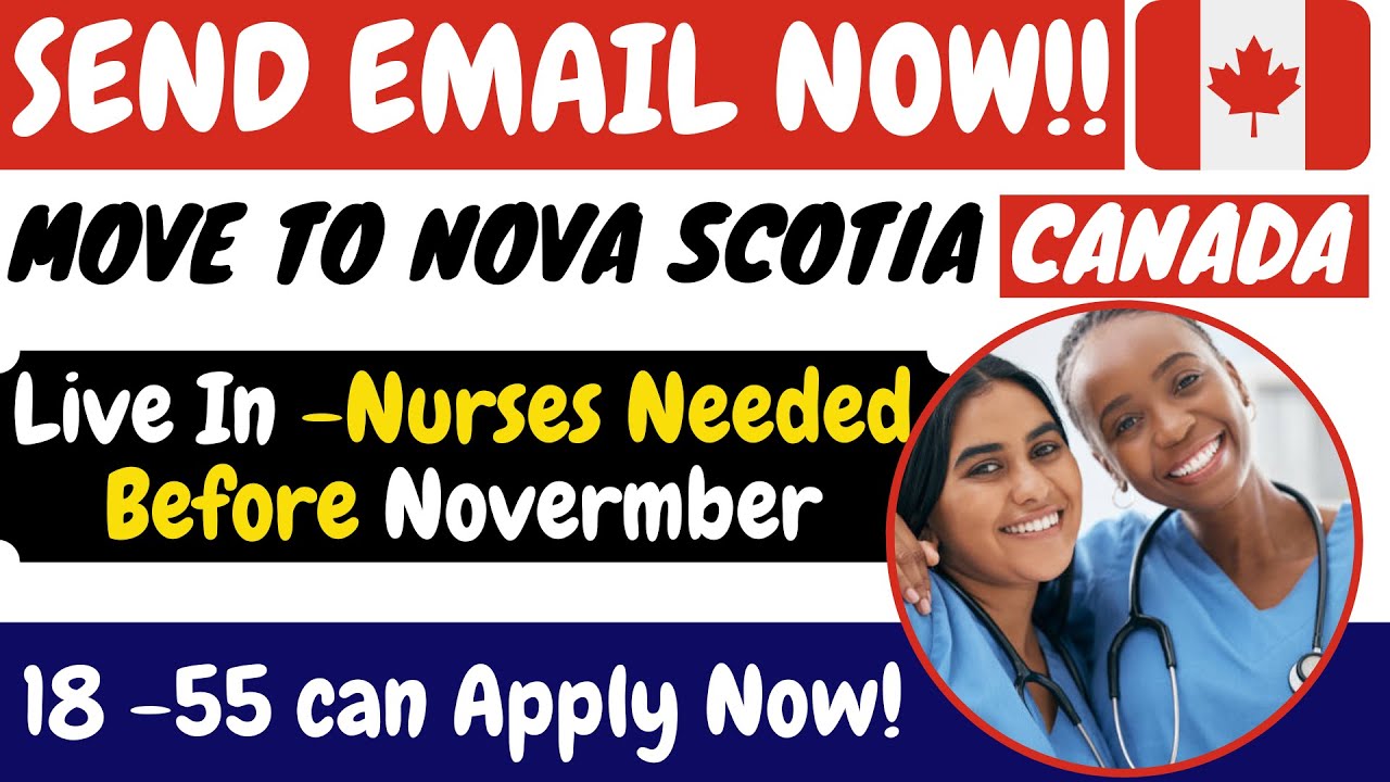Skip ielts and nclex move to nova scotia canada by november 2023 work