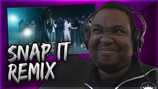 SR x Loski x #ActiveGxng Suspect x SD x Trap - Snap It Remix (Official Video)(REACTION)