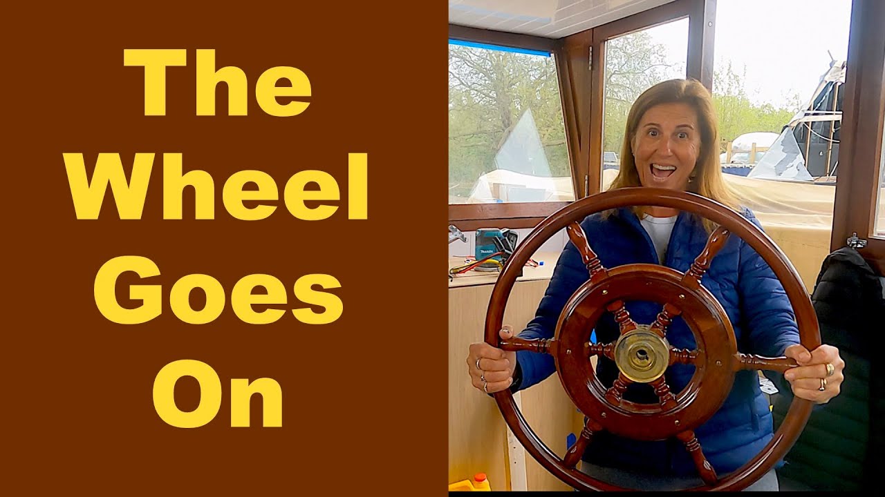 BARGE BUILD. The Wheel Goes ON. Are we off??? Sailing Ocean Fox Ep. 212