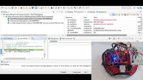 TI-RSLK Lab 10 Debug