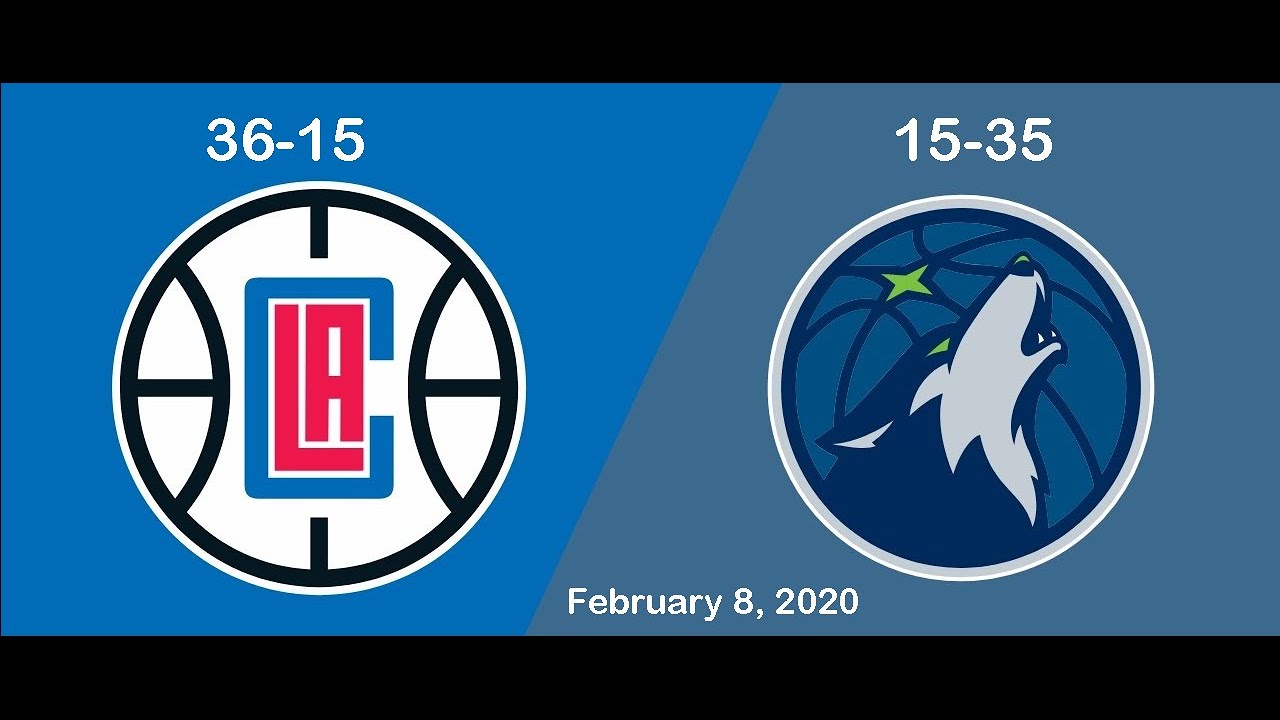 Clippers vs Timberwolves Full Highlights February 8, 2020 YouTube