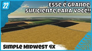 Mapa Grande e Simples só para Agricultura em Larga Escala Simple Midwest 4x | Farming Simulator 22