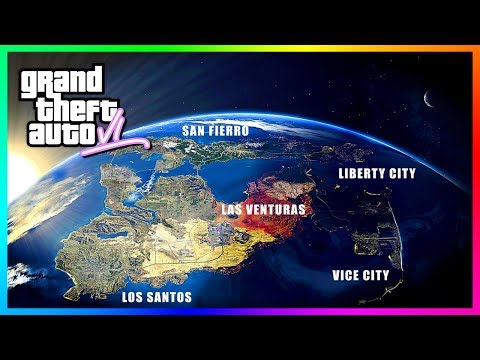 GTA 6 MAP....Found In Grand Theft Auto 5? GTA 6 Location Rumors - Vice City, Liberty City & MORE!