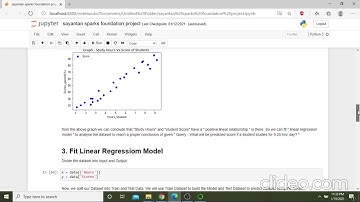 Prediction Using Supervised Machine Learning || The Sparks Foundation Project || GRIP TSF TASK 1