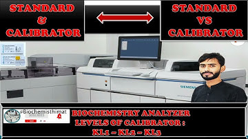 Introduction to Standard & Calibrator | Standard VS Calibrator |Use in biochemistry analyzers |Hindi