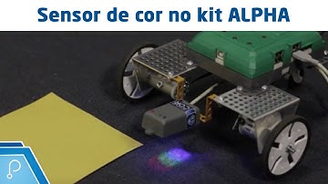 Sensor de cor no kit ALPHA