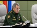 Селекторное совещание с Министром обороны РФ генералом армии Сергеем Шойгу