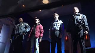 Details Chris Evans and company take their bows at the first preview of Lobby Hero Update