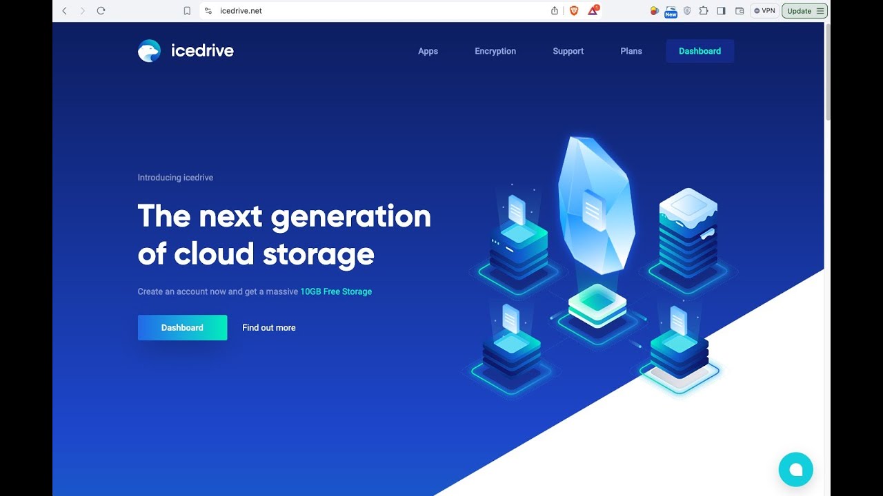 Icedrive Online storage upgrading account stacking - YouTube