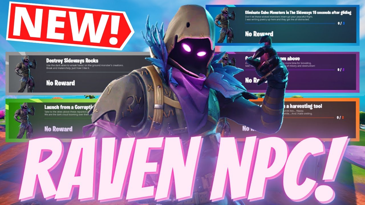 #11 *RAVEN NPC* Leaked in Fortnite Season 8! 👀 (Raven’s Location + Punch Card - Full Guide)