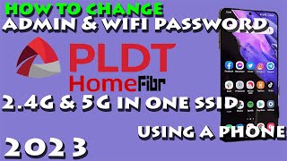 HOW TO CHANGE  PLDT HOME FIBER ADMIN AND WIFI PASSWORD 2023