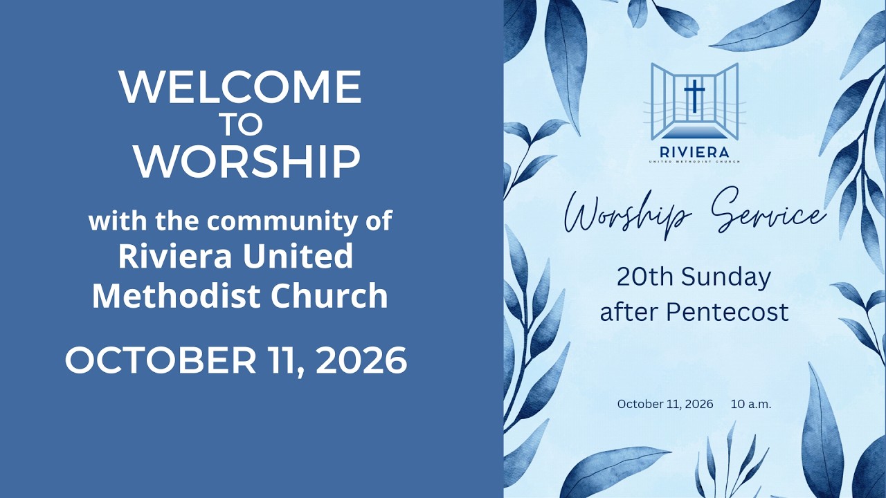 RUMC Online Worship -   OCT. 10, 2026