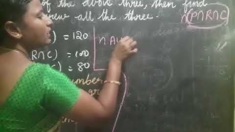 (9th  maths) (exercise 1.6)application on cardinality sets.