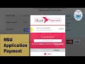 nsu application bkash payment | North South University | Admission | Payment | Online Application
