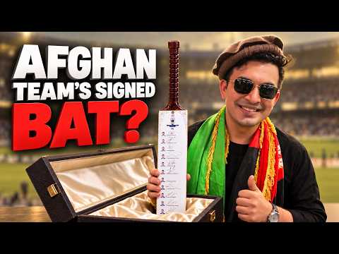 Afghan Team's Signed Bat? | Shubhankar Mishra