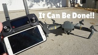 How To Fly a DJI Mavic Pro with an Android Phone!