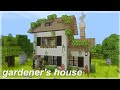 [Minecraft] Gardener&#39;s house | aesthetic speedbuild 🌿🍓