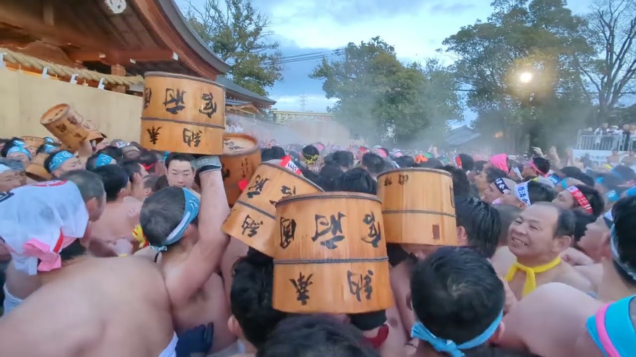 【Kounomiya  Naked festival　　国府宮（こうのみや）・はだか祭り　神男・もみあい】　愛知県稲沢市　2025年2月10日（月）