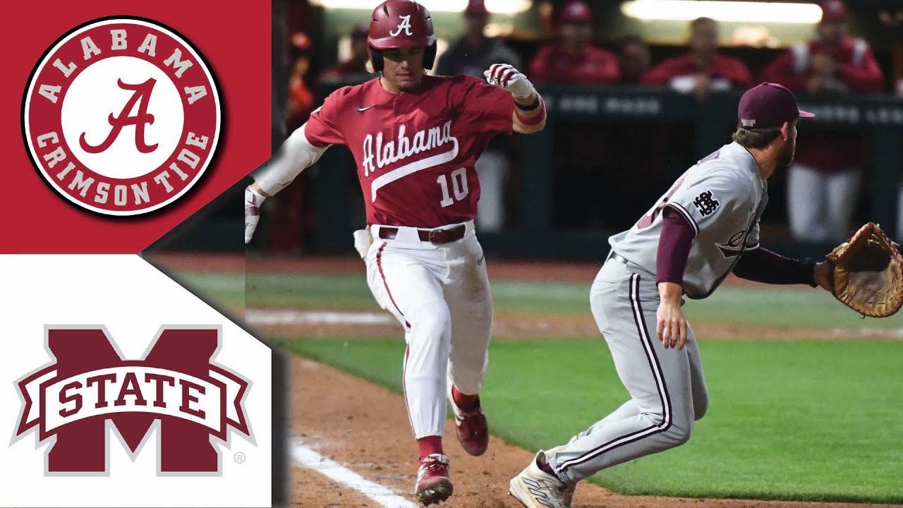Mississippi State vs Alabama Baseball Highlights GAME 3 College