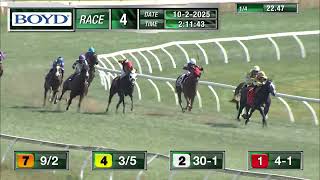 RACE 4 PROGRAM 10 2 2025