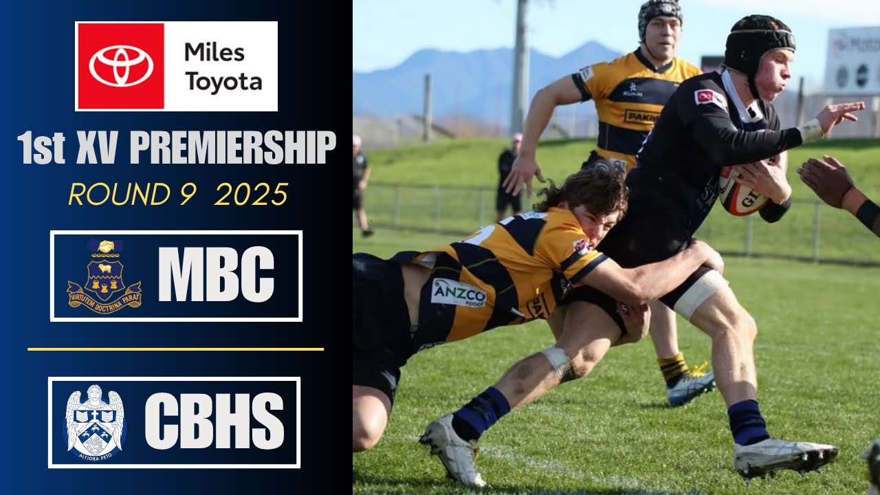 Marlborough Boys 1st XV vs Christchurch Boys 1st XV, Miles Toyota Premiership Rugby