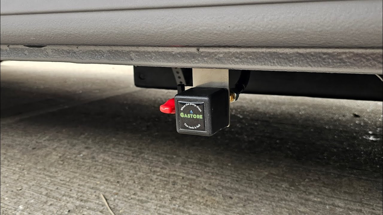 How to Fill up a LPG underslung gas Tank on a campervan.