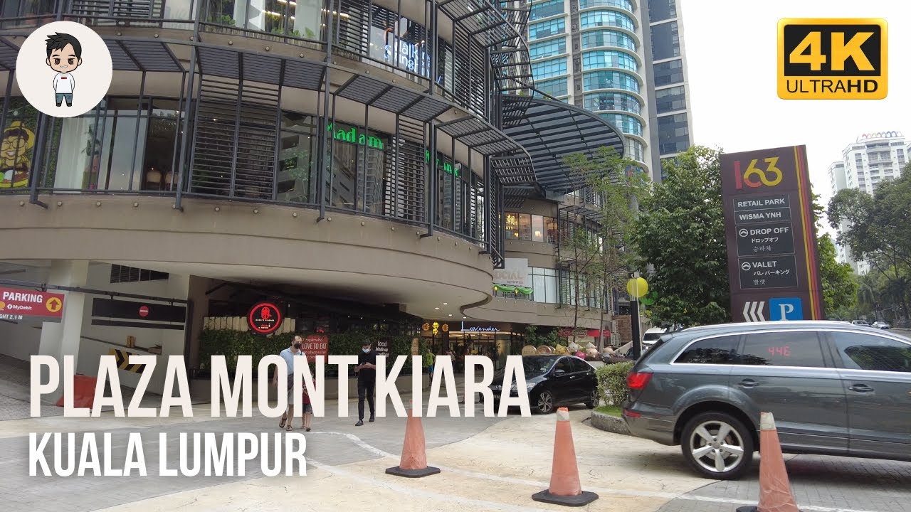 Walking In Plaza Mont Kiara 163 Retail Park Shopping Mall KL