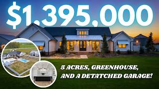 Brand New 5 Acre Retreat in Springfield ✨😍 Pool, Silo, Shop, and Luxury Amenities!