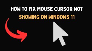 How to Fix Mouse Cursor Not Showing on Windows 11