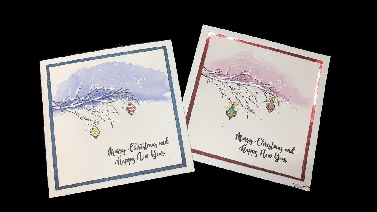 Quick Batch Card making . Stamping and painting. - YouTube