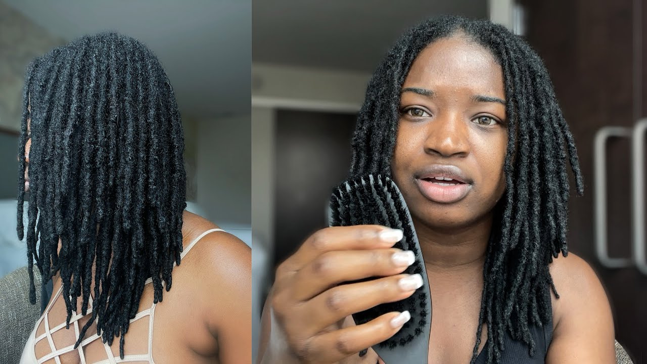 How To REMOVE LINTS With A Brush + Benefits of BRUSHING YOUR LOCS | 