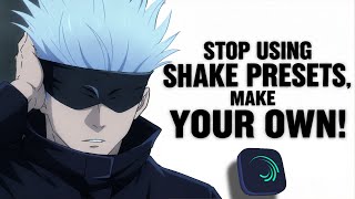 How to Make YOUR OWN Shake Effects in Alight Motion