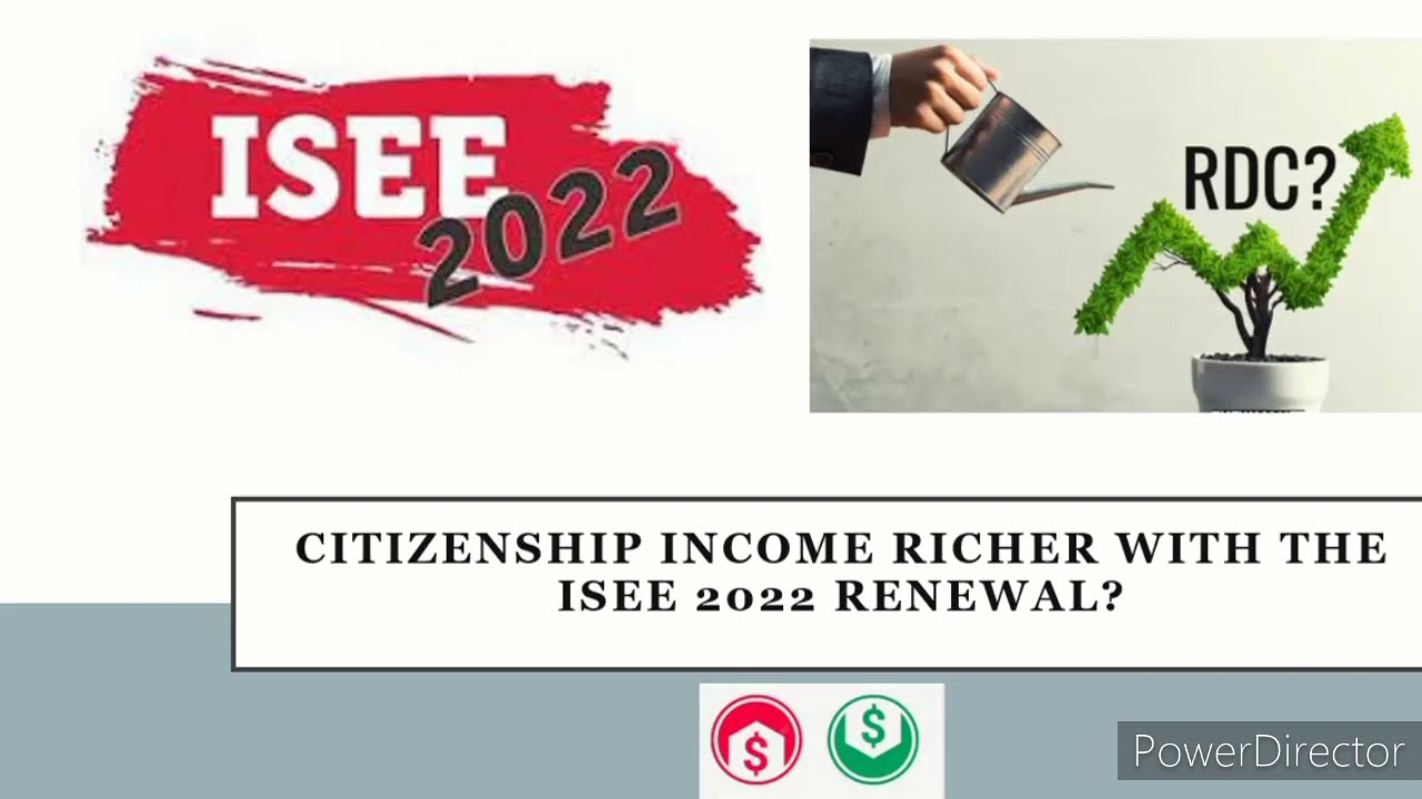 REDDITO DI CITTADINANZA INCREASES WITH THE ISEE 2022? Find out 