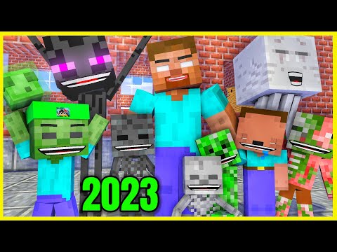 [ Lớp Học Quái Vật ] NHÌN LẠI MỘT NĂM 2023 ĐÃ QUA ( Phần 4 )  | Minecraft Animation