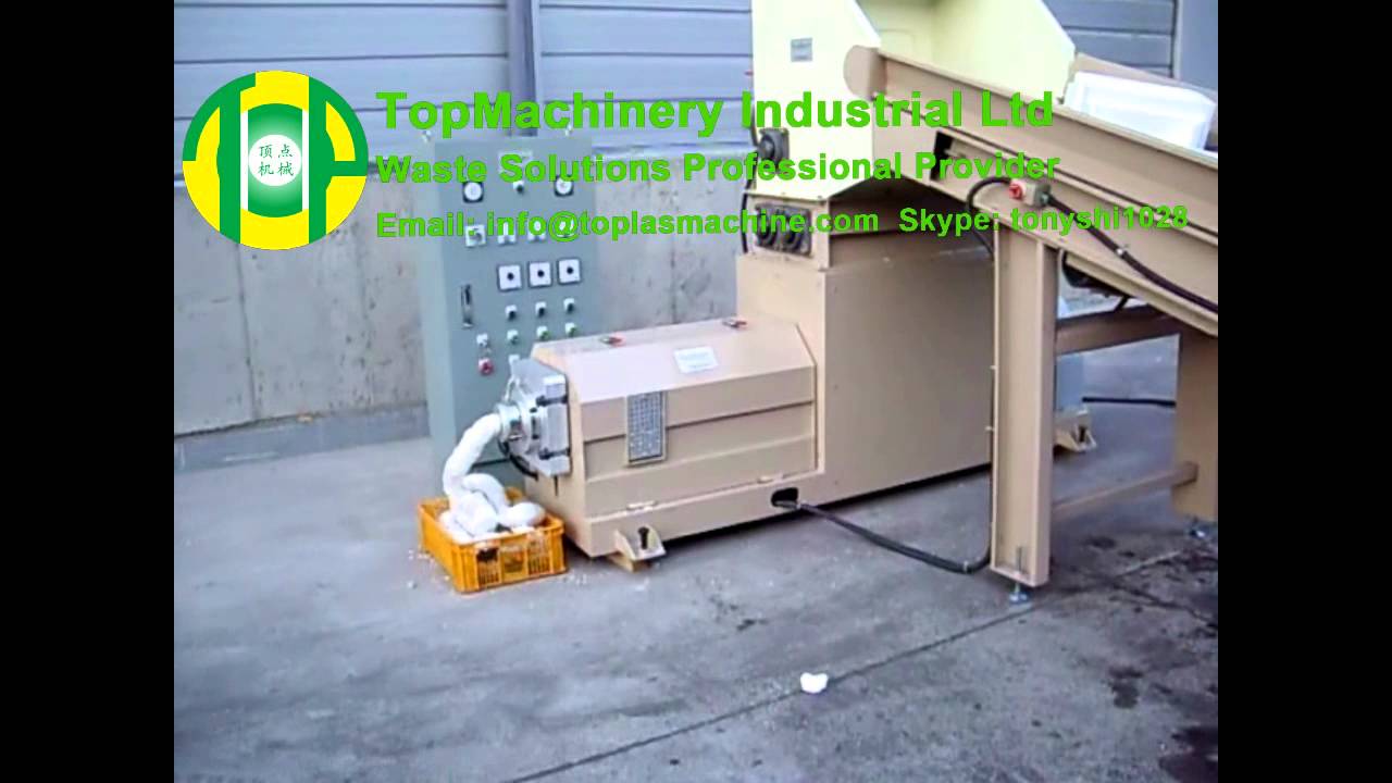 Expanded Polystyrene EPS Hot Melting Recycling Machine - YouTube