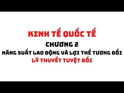 Video KINH TẾ QUỐC TẾ: CHƯƠNG 2.2 - LÝ THUYẾT TUYỆT ĐỐI |... - YouTube